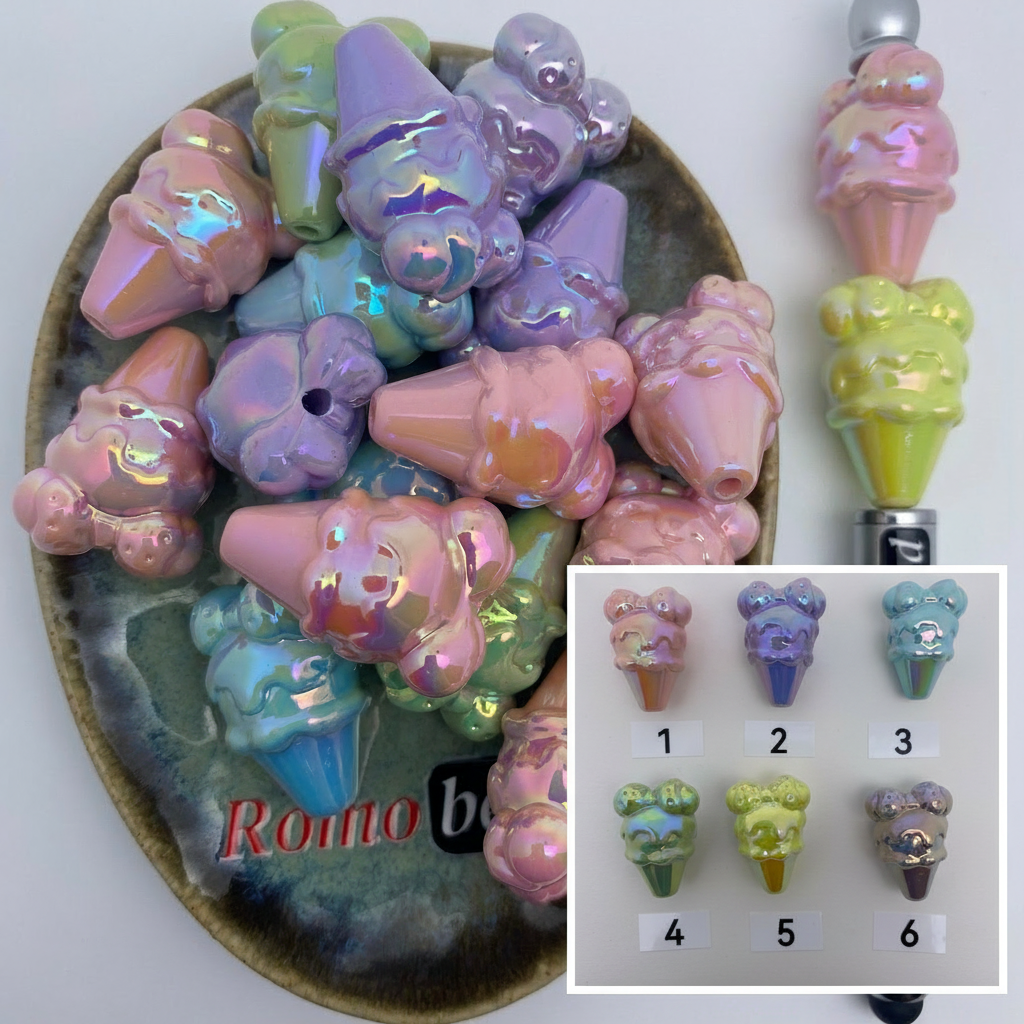 Composite image for UV Mickey head ice cream beads